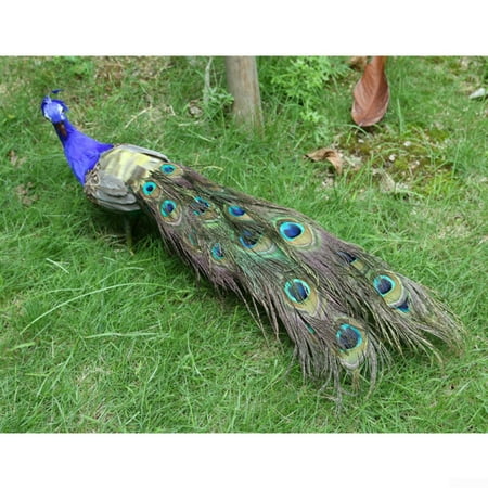 .Artificial Peacock Bird Feathered Realistic Garden & Home Decoration Ornament. .Artificial Peacock Bird Feathered Realistic Garden & Home Decoration Ornament.